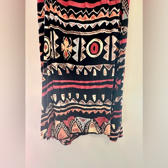 Vintage 90’s Multicolor Bohemian Maxi Dress-Medium - Picture 4 of 5